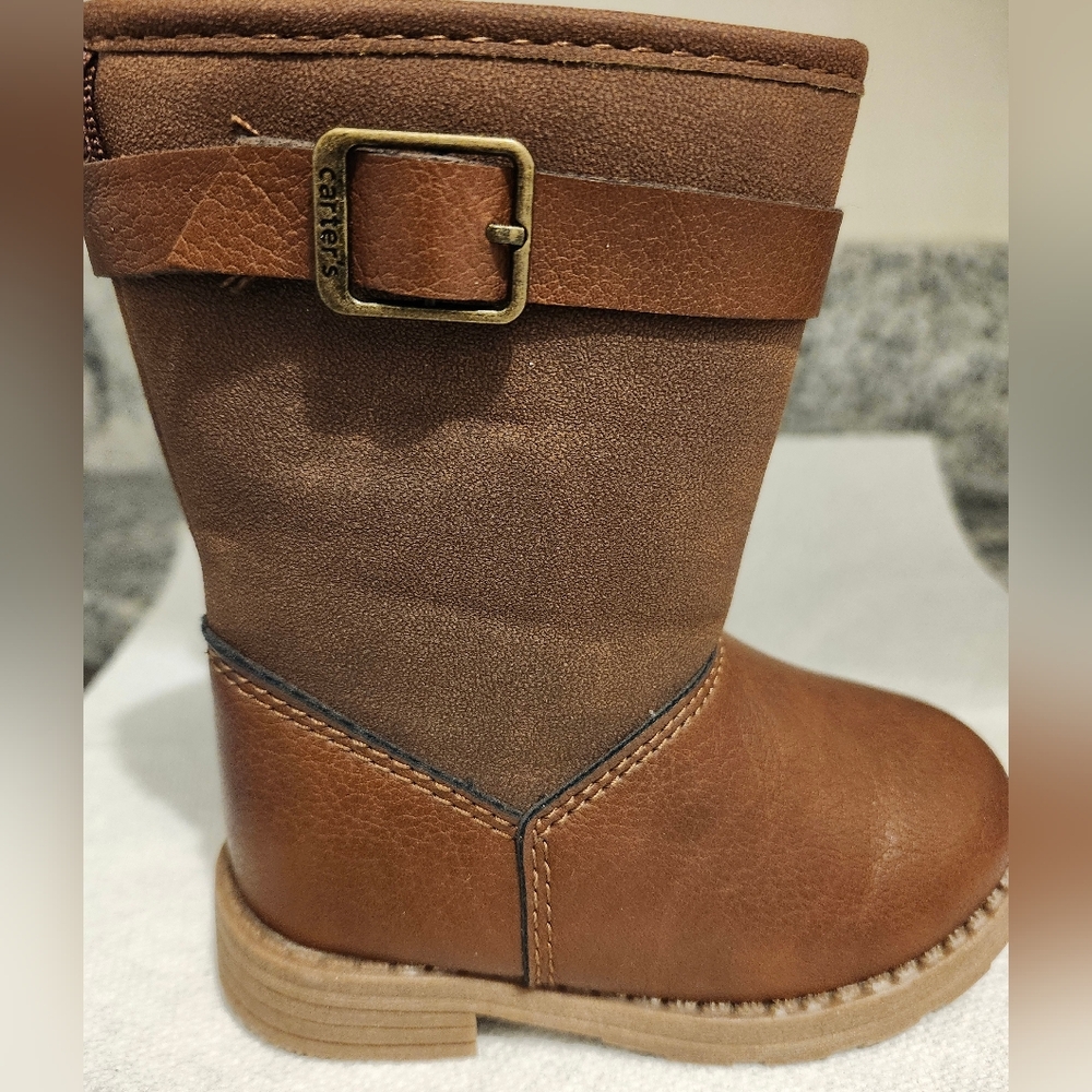 Carter's size 5 toddler riding boots brown